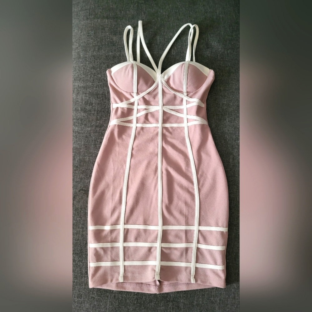 Lilac Bodycon Minidress // NWT